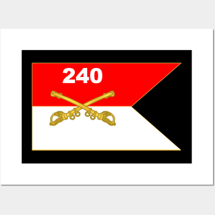 240th Cavalry Regiment - Guidon Posters and Art